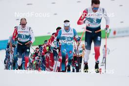 07.03.2021, Oberstdorf, Germany (GER): Paal Golberg (NOR), Jean Marc Gaillard (FRA), (l-r)  - FIS nordic world ski championships cross-country, 50km men, Oberstdorf (GER). www.nordicfocus.com. © Modica/NordicFocus. Every downloaded picture is fee-liable.