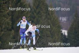 07.03.2021, Oberstdorf, Germany (GER): Perttu Hyvarinen (FIN), Kaarel Kasper Korge (EST) - FIS nordic world ski championships cross-country, 50km men, Oberstdorf (GER). www.nordicfocus.com. © Thibaut/NordicFocus. Every downloaded picture is fee-liable.