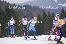 07.03.2021, Oberstdorf, Germany (GER): Antoine Cyr (CAN), Clement Parisse (FRA), David Norris (USA), (l-r)  - FIS nordic world ski championships cross-country, 50km men, Oberstdorf (GER). www.nordicfocus.com. © Thibaut/NordicFocus. Every downloaded picture is fee-liable.