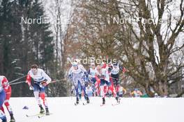 07.03.2021, Oberstdorf, Germany (GER): Hans Christer Holund (NOR), Paal Golberg (NOR), (l-r)  - FIS nordic world ski championships cross-country, 50km men, Oberstdorf (GER). www.nordicfocus.com. © Thibaut/NordicFocus. Every downloaded picture is fee-liable.