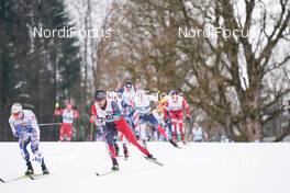 07.03.2021, Oberstdorf, Germany (GER): Jens Burman (SWE), Keishin Yoshida (JPN), (l-r)  - FIS nordic world ski championships cross-country, 50km men, Oberstdorf (GER). www.nordicfocus.com. © Thibaut/NordicFocus. Every downloaded picture is fee-liable.