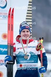 07.03.2021, Oberstdorf, Germany (GER): Simen Hegstad Krueger (NOR) - FIS nordic world ski championships cross-country, 50km men, Oberstdorf (GER). www.nordicfocus.com. © Modica/NordicFocus. Every downloaded picture is fee-liable.