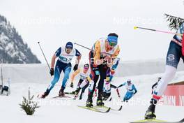 07.03.2021, Oberstdorf, Germany (GER): Jason Rueesch (SUI), Jonas Dobler (GER), (l-r)  - FIS nordic world ski championships cross-country, 50km men, Oberstdorf (GER). www.nordicfocus.com. © Modica/NordicFocus. Every downloaded picture is fee-liable.