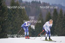 07.03.2021, Oberstdorf, Germany (GER): Lauri Lepisto (FIN), Bjoern Sandstroem (SWE), (l-r)  - FIS nordic world ski championships cross-country, 50km men, Oberstdorf (GER). www.nordicfocus.com. © Thibaut/NordicFocus. Every downloaded picture is fee-liable.