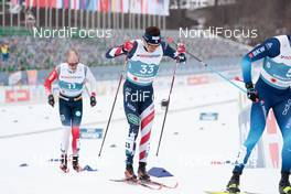 07.03.2021, Oberstdorf, Germany (GER): Paal Golberg (NOR), Scott Patterson (USA), (l-r)  - FIS nordic world ski championships cross-country, 50km men, Oberstdorf (GER). www.nordicfocus.com. © Modica/NordicFocus. Every downloaded picture is fee-liable.