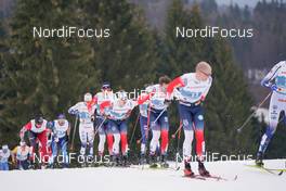 07.03.2021, Oberstdorf, Germany (GER): Simen Hegstad Krueger (NOR), Emil Iversen (NOR), (l-r)  - FIS nordic world ski championships cross-country, 50km men, Oberstdorf (GER). www.nordicfocus.com. © Thibaut/NordicFocus. Every downloaded picture is fee-liable.
