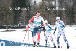 07.03.2021, Oberstdorf, Germany (GER): Hans Christer Holund (NOR), William Poromaa (SWE), (l-r)  - FIS nordic world ski championships cross-country, 50km men, Oberstdorf (GER). www.nordicfocus.com. © Modica/NordicFocus. Every downloaded picture is fee-liable.