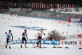 07.03.2021, Oberstdorf, Germany (GER): Kaarel Kasper Korge (EST), Remi Drolet (CAN), Janosch Brugger (GER), (l-r)  - FIS nordic world ski championships cross-country, 50km men, Oberstdorf (GER). www.nordicfocus.com. © Modica/NordicFocus. Every downloaded picture is fee-liable.