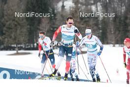 07.03.2021, Oberstdorf, Germany (GER): Hans Christer Holund (NOR), William Poromaa (SWE), (l-r)  - FIS nordic world ski championships cross-country, 50km men, Oberstdorf (GER). www.nordicfocus.com. © Modica/NordicFocus. Every downloaded picture is fee-liable.