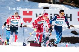 25.02.2021, Oberstdorf, Germany (GER): Paal Golberg (NOR), Alexander Bolshunov (RSF), Jovian Hediger (SUI), (l-r) - FIS nordic world ski championships cross-country, individual sprint, Oberstdorf (GER). www.nordicfocus.com. © Modica/NordicFocus. Every downloaded picture is fee-liable.
