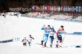 25.02.2021, Oberstdorf, Germany (GER): Federico Pellegrino (ITA), Haavard Solaas Taugboel (NOR), (l-r) - FIS nordic world ski championships cross-country, individual sprint, Oberstdorf (GER). www.nordicfocus.com. © Modica/NordicFocus. Every downloaded picture is fee-liable.