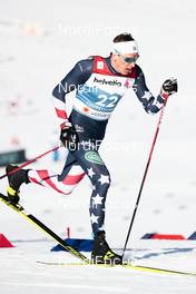 25.02.2021, Oberstdorf, Germany (GER): Kevin Bolger (USA) - FIS nordic world ski championships cross-country, individual sprint, Oberstdorf (GER). www.nordicfocus.com. © Modica/NordicFocus. Every downloaded picture is fee-liable.