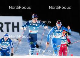 25.02.2021, Oberstdorf, Germany (GER): Katri Lylynpera (FIN), Nicole Monsorno (ITA), (l-r) - FIS nordic world ski championships cross-country, individual sprint, Oberstdorf (GER). www.nordicfocus.com. © Modica/NordicFocus. Every downloaded picture is fee-liable.
