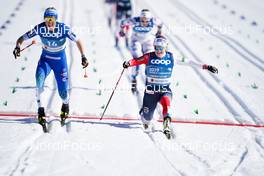 25.02.2021, Oberstdorf, Germany (GER): Anamarija Lampic (SLO), Maiken Caspersen Falla (NOR), (l-r) - FIS nordic world ski championships cross-country, individual sprint, Oberstdorf (GER). www.nordicfocus.com. © Thibaut/NordicFocus. Every downloaded picture is fee-liable.