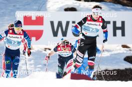 25.02.2021, Oberstdorf, Germany (GER): Lauri Vuorinen (FIN), Ben Ogden (USA), Ondrej Cerny (CZE), (l-r) - FIS nordic world ski championships cross-country, individual sprint, Oberstdorf (GER). www.nordicfocus.com. © Modica/NordicFocus. Every downloaded picture is fee-liable.