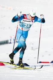 25.02.2021, Oberstdorf, Germany (GER): Lucas Chanavat (FRA) - FIS nordic world ski championships cross-country, individual sprint, Oberstdorf (GER). www.nordicfocus.com. © Modica/NordicFocus. Every downloaded picture is fee-liable.