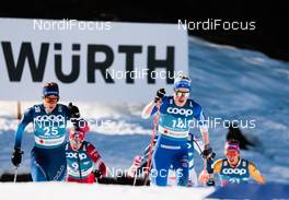 25.02.2021, Oberstdorf, Germany (GER): Laurien Van Der Graaff (SUI), Anamarija Lampic (SLO), (l-r) - FIS nordic world ski championships cross-country, individual sprint, Oberstdorf (GER). www.nordicfocus.com. © Modica/NordicFocus. Every downloaded picture is fee-liable.