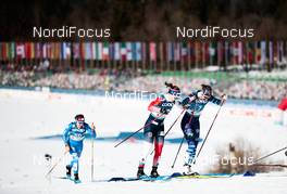 25.02.2021, Oberstdorf, Germany (GER): Nicole Monsorno (ITA), Ane Appelkvist Stenseth (NOR), Katri Lylynpera (FIN), (l-r) - FIS nordic world ski championships cross-country, individual sprint, Oberstdorf (GER). www.nordicfocus.com. © Modica/NordicFocus. Every downloaded picture is fee-liable.