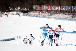 25.02.2021, Oberstdorf, Germany (GER): Federico Pellegrino (ITA), Haavard Solaas Taugboel (NOR), (l-r) - FIS nordic world ski championships cross-country, individual sprint, Oberstdorf (GER). www.nordicfocus.com. © Modica/NordicFocus. Every downloaded picture is fee-liable.