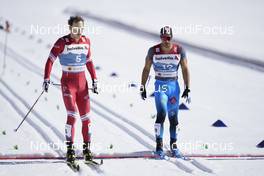 25.02.2021, Oberstdorf, Germany (GER): Gleb Retivykh (RSF), Richard Jouve (FRA), (l-r) - FIS nordic world ski championships cross-country, individual sprint, Oberstdorf (GER). www.nordicfocus.com. © Thibaut/NordicFocus. Every downloaded picture is fee-liable.