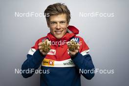 28.02.2021, Oberstdorf, Germany (GER): Johannes Hoesflot Klaebo (NOR) - FIS nordic world ski championships cross-country, medals, Oberstdorf (GER). www.nordicfocus.com. © Vianney Thibaut/NordicFocus. Every downloaded picture is fee-liable.