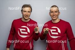28.02.2021, Oberstdorf, Germany (GER): Gleb Retivykh (RSF), Alexander Bolshunov (RSF), (l-r)  - FIS nordic world ski championships cross-country, medals, Oberstdorf (GER). www.nordicfocus.com. © Vianney Thibaut/NordicFocus. Every downloaded picture is fee-liable.