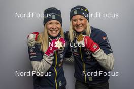 28.02.2021, Oberstdorf, Germany (GER): Jonna Sundling (SWE), Maja Dahlqvist (SWE), (l-r)  - FIS nordic world ski championships cross-country, medals, Oberstdorf (GER). www.nordicfocus.com. © Vianney Thibaut/NordicFocus. Every downloaded picture is fee-liable.