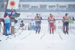 05.03.2021, Oberstdorf, Germany (GER): Ristomatti Hakola (FIN), Alexey Chervotkin (RSF), Paal Golberg (NOR), (l-r)  - FIS nordic world ski championships cross-country, 4x10km men, Oberstdorf (GER). www.nordicfocus.com. © Thibaut/NordicFocus. Every downloaded picture is fee-liable.