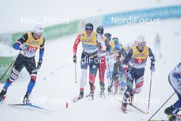 05.03.2021, Oberstdorf, Germany (GER): Paal Golberg (NOR), David Norris (USA), (l-r)  - FIS nordic world ski championships cross-country, 4x10km men, Oberstdorf (GER). www.nordicfocus.com. © Thibaut/NordicFocus. Every downloaded picture is fee-liable.