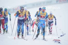 05.03.2021, Oberstdorf, Germany (GER): Beda Klee (SUI), Hugo Lapalus (FRA), (l-r)  - FIS nordic world ski championships cross-country, 4x10km men, Oberstdorf (GER). www.nordicfocus.com. © Thibaut/NordicFocus. Every downloaded picture is fee-liable.