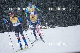 05.03.2021, Oberstdorf, Germany (GER): Petr Knop (CZE), Simeon Hamilton (USA), (l-r)  - FIS nordic world ski championships cross-country, 4x10km men, Oberstdorf (GER). www.nordicfocus.com. © Thibaut/NordicFocus. Every downloaded picture is fee-liable.