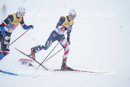 05.03.2021, Oberstdorf, Germany (GER): Michal Novak (CZE), Paal Golberg (NOR), (l-r)  - FIS nordic world ski championships cross-country, 4x10km men, Oberstdorf (GER). www.nordicfocus.com. © Thibaut/NordicFocus. Every downloaded picture is fee-liable.