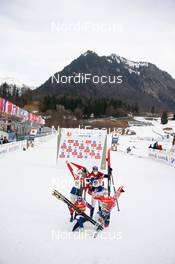 04.03.2021, Oberstdorf, Germany (GER): Therese Johaug (NOR), Tiril Udnes Weng (NOR), Heidi Weng (NOR), Helene Marie Fossesholm (NOR), (l-r)  - FIS nordic world ski championships cross-country, 4x5km women, Oberstdorf (GER). www.nordicfocus.com. © Modica/NordicFocus. Every downloaded picture is fee-liable.