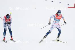04.03.2021, Oberstdorf, Germany (GER): Charlotte Kalla (SWE), Ebba Andersson (SWE), (l-r)  - FIS nordic world ski championships cross-country, 4x5km women, Oberstdorf (GER). www.nordicfocus.com. © Modica/NordicFocus. Every downloaded picture is fee-liable.