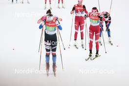 04.03.2021, Oberstdorf, Germany (GER): Petra Novakova (CZE), Yulia Stupak (RSF), (l-r)  - FIS nordic world ski championships cross-country, 4x5km women, Oberstdorf (GER). www.nordicfocus.com. © Modica/NordicFocus. Every downloaded picture is fee-liable.