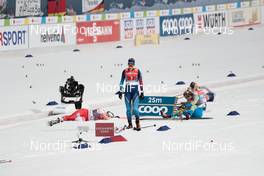 04.03.2021, Oberstdorf, Germany (GER): Monika Skinder (POL), Laurien Van Der Graaff (SUI), Yuliia Krol (UKR), (l-r)  - FIS nordic world ski championships cross-country, 4x5km women, Oberstdorf (GER). www.nordicfocus.com. © Modica/NordicFocus. Every downloaded picture is fee-liable.
