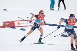 04.03.2021, Oberstdorf, Germany (GER): Jessie Diggins (USA) - FIS nordic world ski championships cross-country, 4x5km women, Oberstdorf (GER). www.nordicfocus.com. © Modica/NordicFocus. Every downloaded picture is fee-liable.