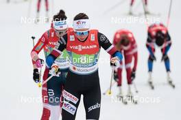 04.03.2021, Oberstdorf, Germany (GER): Heidi Weng (NOR), Petra Novakova (CZE), (l-r)  - FIS nordic world ski championships cross-country, 4x5km women, Oberstdorf (GER). www.nordicfocus.com. © Modica/NordicFocus. Every downloaded picture is fee-liable.