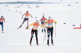 04.03.2021, Oberstdorf, Germany (GER): Pia Fink (GER), Victoria Carl (GER), (l-r)  - FIS nordic world ski championships cross-country, 4x5km women, Oberstdorf (GER). www.nordicfocus.com. © Modica/NordicFocus. Every downloaded picture is fee-liable.