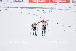 04.03.2021, Oberstdorf, Germany (GER): Katerina Janatova (CZE), Petra Hyncicova (CZE), (l-r)  - FIS nordic world ski championships cross-country, 4x5km women, Oberstdorf (GER). www.nordicfocus.com. © Modica/NordicFocus. Every downloaded picture is fee-liable.