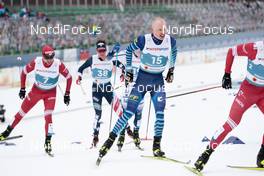 27.02.2021, Oberstdorf, Germany (GER): Alexey Chervotkin (RSF), Iivo Niskanen (FIN) - FIS nordic world ski championships cross-country, skiathlon men, Oberstdorf (GER). www.nordicfocus.com. © Modica/NordicFocus. Every downloaded picture is fee-liable.