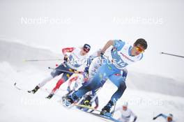27.02.2021, Oberstdorf, Germany (GER): Clement Parisse (FRA) - FIS nordic world ski championships cross-country, skiathlon men, Oberstdorf (GER). www.nordicfocus.com. © Modica/NordicFocus. Every downloaded picture is fee-liable.