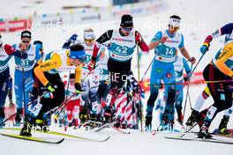 27.02.2021, Oberstdorf, Germany (GER): Antoine Cyr (CAN), Clement Parisse (FRA), (l-r)  - FIS nordic world ski championships cross-country, skiathlon men, Oberstdorf (GER). www.nordicfocus.com. © Modica/NordicFocus. Every downloaded picture is fee-liable.