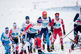 27.02.2021, Oberstdorf, Germany (GER): Jonas Baumann (SUI), Ivan Yakimushkin (RSF), (l-r)  - FIS nordic world ski championships cross-country, skiathlon men, Oberstdorf (GER). www.nordicfocus.com. © Modica/NordicFocus. Every downloaded picture is fee-liable.