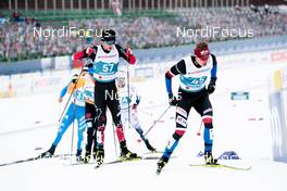 27.02.2021, Oberstdorf, Germany (GER): Remi Drolet (CAN), Petr Knop (CZE), (l-r)  - FIS nordic world ski championships cross-country, skiathlon men, Oberstdorf (GER). www.nordicfocus.com. © Modica/NordicFocus. Every downloaded picture is fee-liable.
