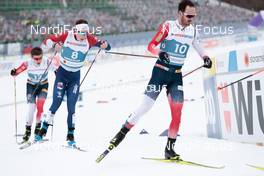 27.02.2021, Oberstdorf, Germany (GER): Andrew Musgrave (GBR), Hans Christer Holund (NOR), (l-r)  - FIS nordic world ski championships cross-country, skiathlon men, Oberstdorf (GER). www.nordicfocus.com. © Modica/NordicFocus. Every downloaded picture is fee-liable.