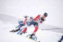 27.02.2021, Oberstdorf, Germany (GER): Johannes Hoesflot Klaebo (NOR) - FIS nordic world ski championships cross-country, skiathlon men, Oberstdorf (GER). www.nordicfocus.com. © Modica/NordicFocus. Every downloaded picture is fee-liable.