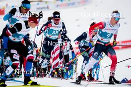27.02.2021, Oberstdorf, Germany (GER): Scott Patterson (USA), Simen Hegstad Krueger (NOR), (l-r)  - FIS nordic world ski championships cross-country, skiathlon men, Oberstdorf (GER). www.nordicfocus.com. © Modica/NordicFocus. Every downloaded picture is fee-liable.