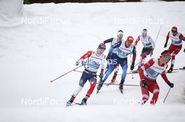 27.02.2021, Oberstdorf, Germany (GER): Sjur Roethe (NOR), Jonas Baumann (SUI), (l-r)  - FIS nordic world ski championships cross-country, skiathlon men, Oberstdorf (GER). www.nordicfocus.com. © Modica/NordicFocus. Every downloaded picture is fee-liable.