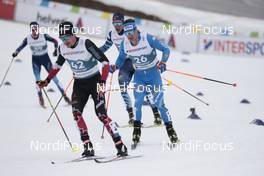 27.02.2021, Oberstdorf, Germany (GER): Antoine Cyr (CAN), Giandomenico Salvadori (ITA), (l-r)  - FIS nordic world ski championships cross-country, skiathlon men, Oberstdorf (GER). www.nordicfocus.com. © Modica/NordicFocus. Every downloaded picture is fee-liable.